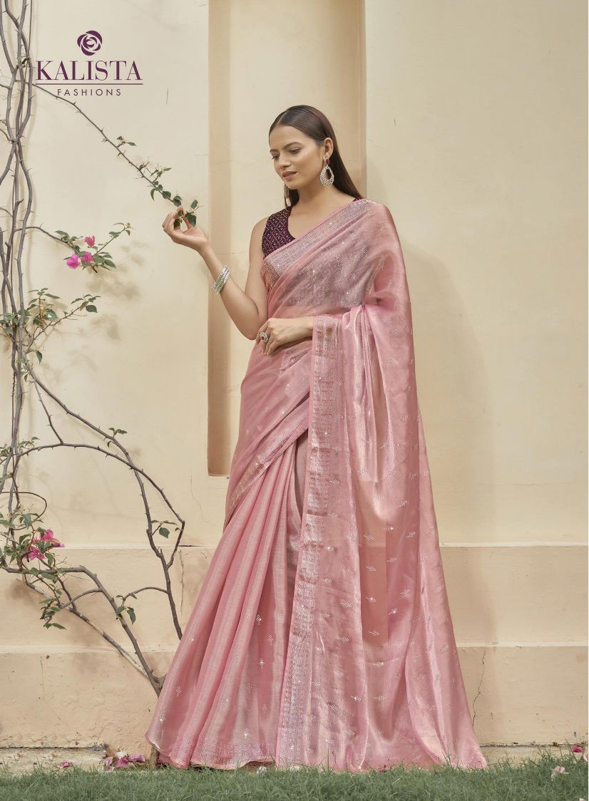 Silver Jubilee By Kalista Party Wear Sarees Catalog
